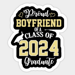 proud boyfriend of a class of 2023 graduate Sticker